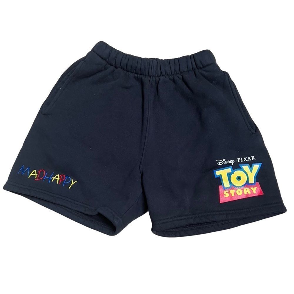 Madhappy x Pixar Toy Story Fleece Shorts Unisex Cotton Black Small